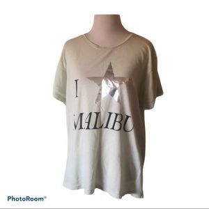 Wildfox women’s small Malibu star‎ tee